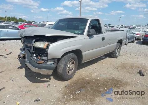 2004 Chevrolet Silverado 1500 Work Truck из США, поврежденный, VIN 1GCEC14X64Z323111